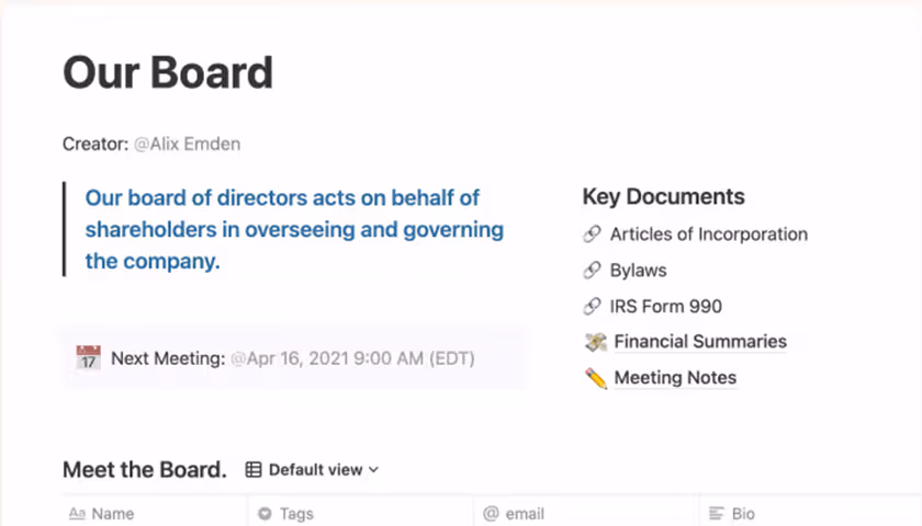 Imagem do produto do modelo de gestão executiva