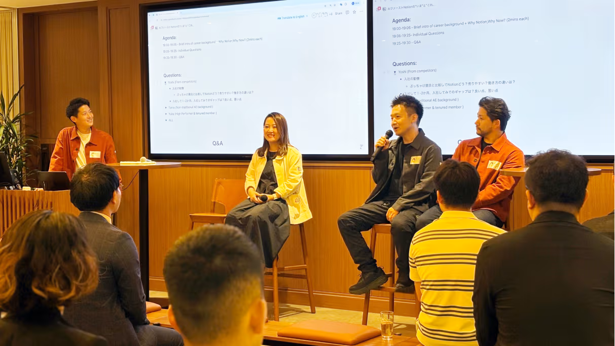 写真左から平田 旭、米沢 有香、横山 慶成、青木 友