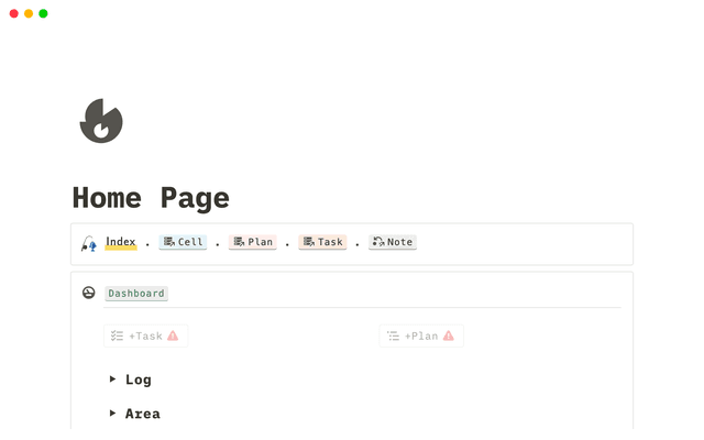 Notion Operating Center (for workers with heavy workload)