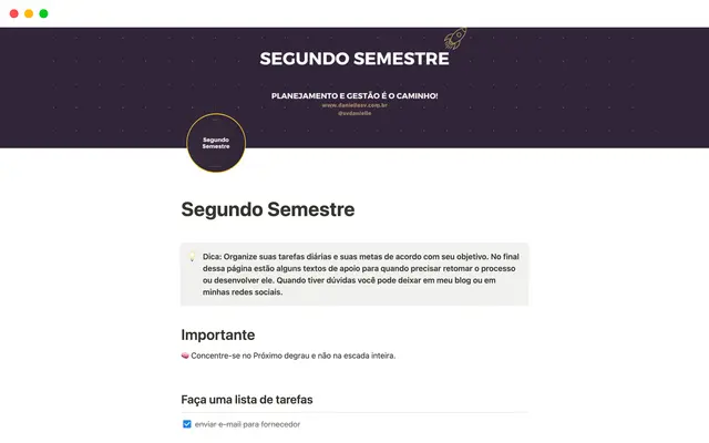 Segundo Semestre
