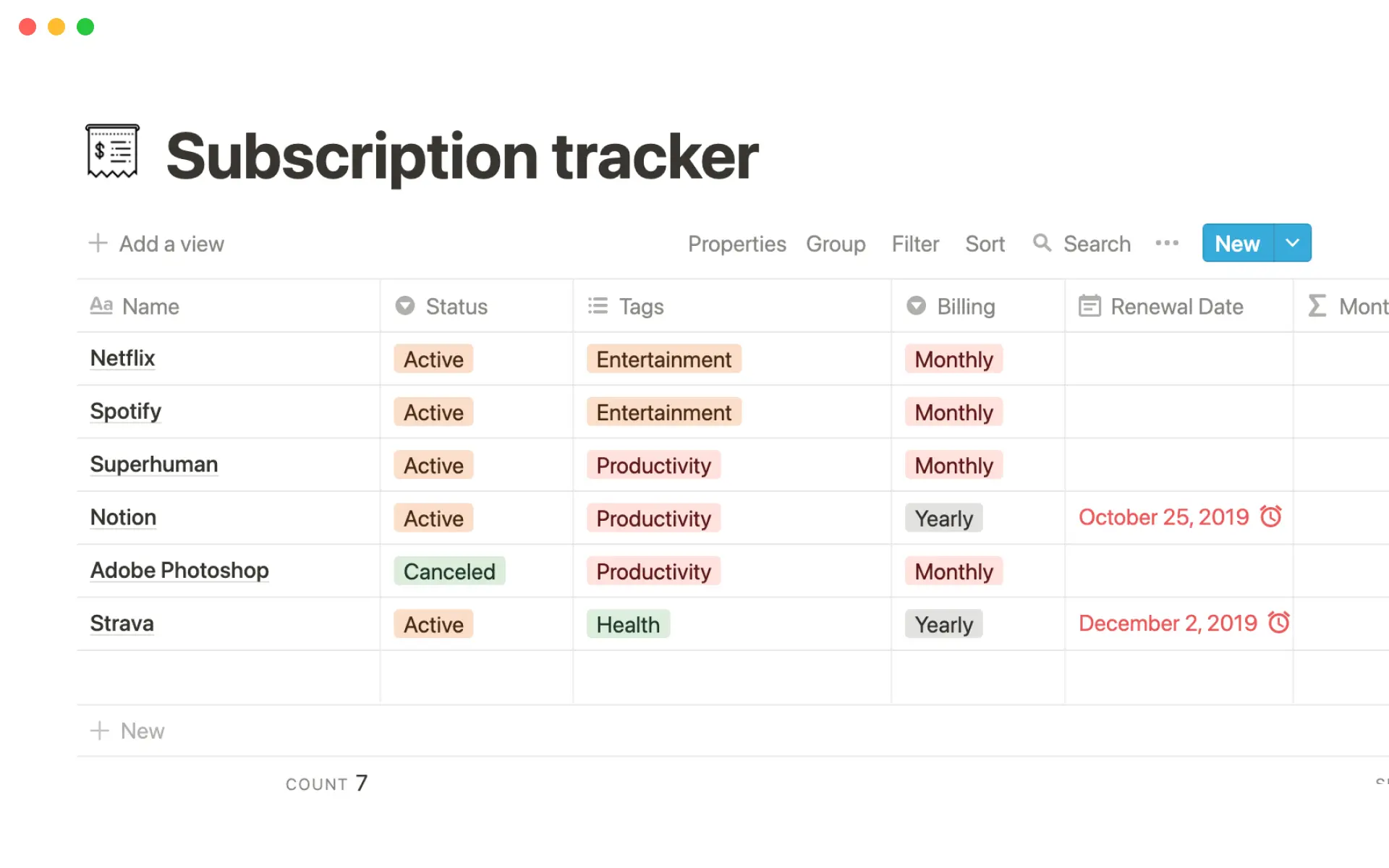 Bilde for top-10-free-subscription-tracker-templates-in-notion