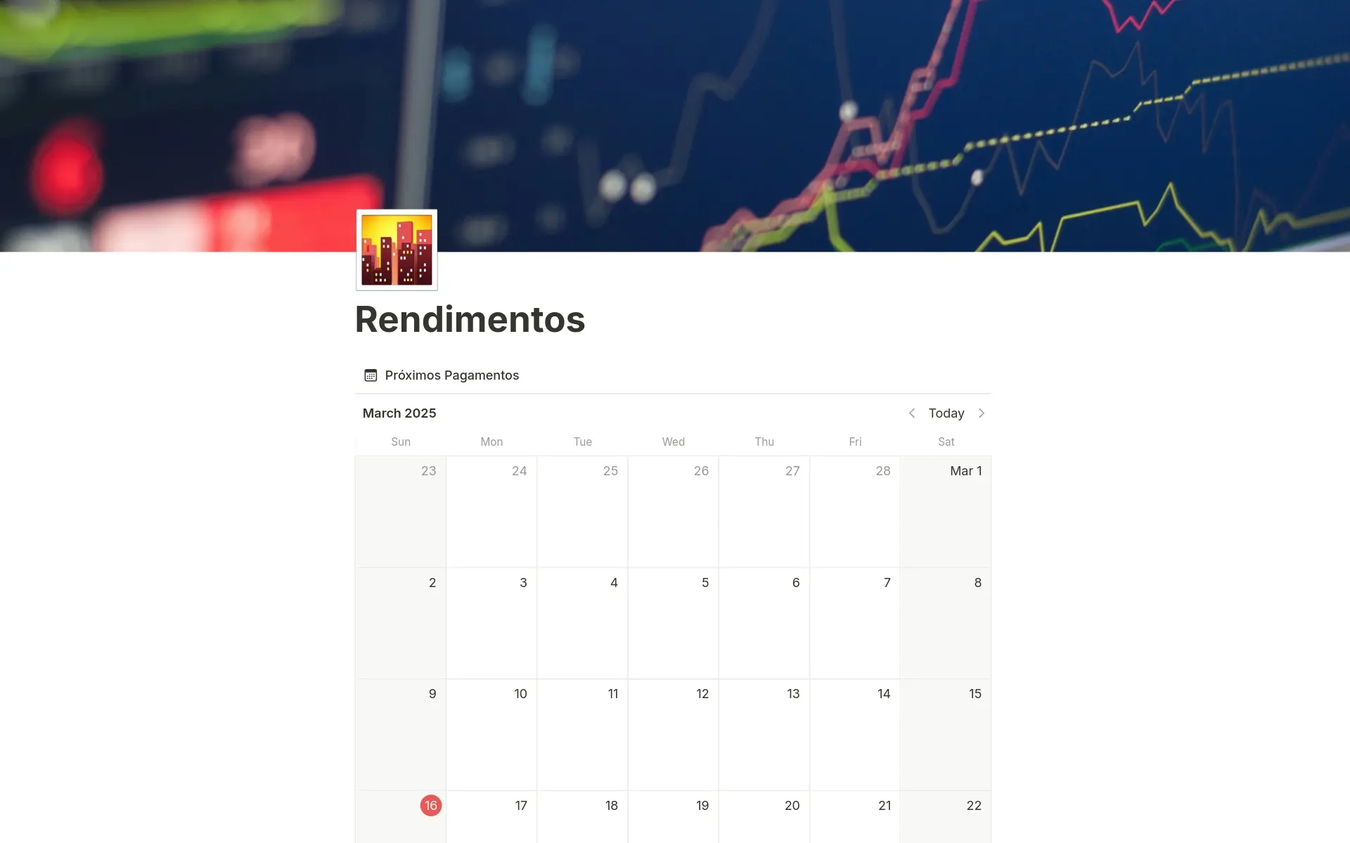 Captura de tela da coleção Acompanhe cada negociação por Notion